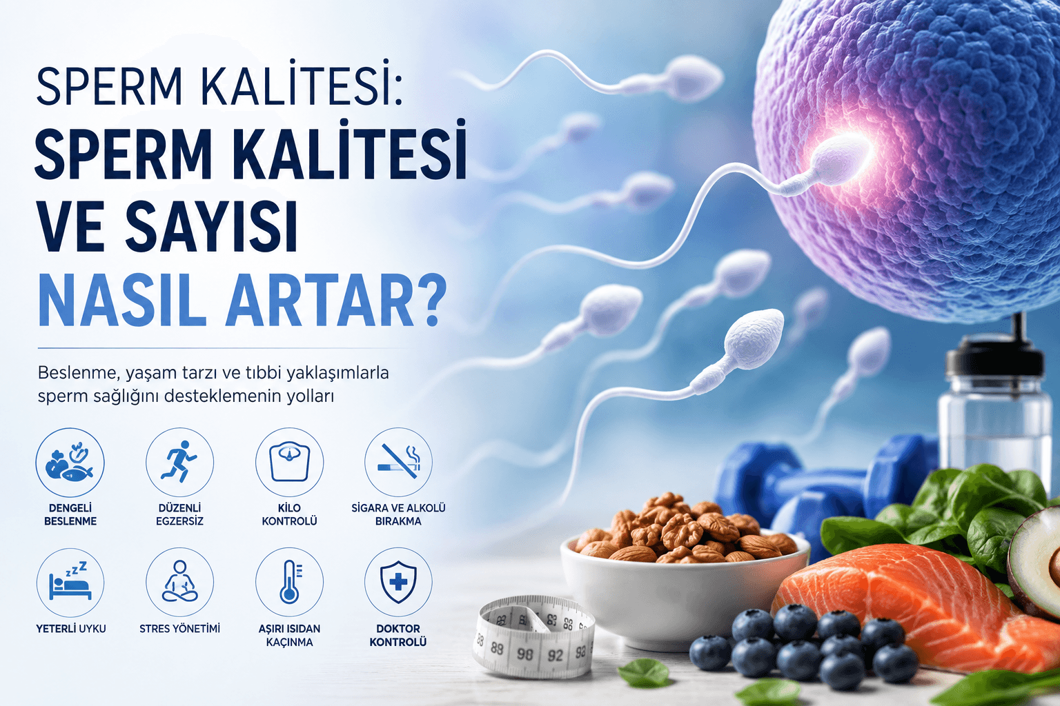 Cover Image for Sperm Kalitesi ve Sayısı Nasıl Artırılır?
